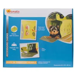 Boite de Transport Pliable Chien Verte