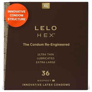 Preservativos Intimina by Lelo Hex Respect XL 36 unidades