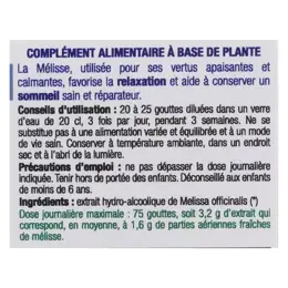 Ladrôme Extraits de Plantes Fraîches Mélisse Bio 50ml