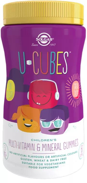 Solgar U-Cubes Multivitaminas y Minerales +3 Años 60 Gummies