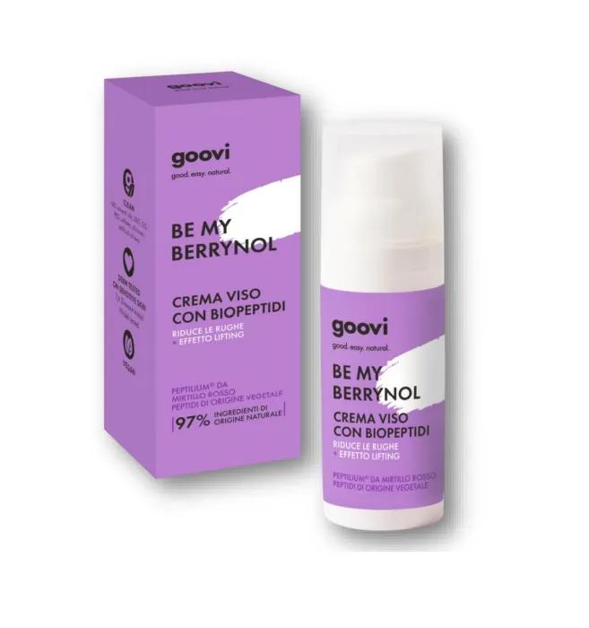 Goovi Be My Berrynol Crema Viso con Biopeptidi Anti-Age 50 ml