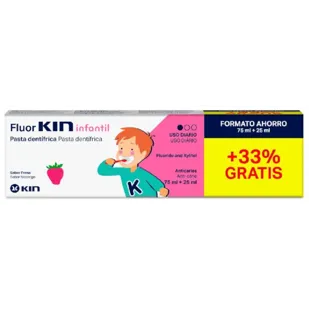 Kin FluorKin Kinderzahnpasta Erdbeergeschmack 75 ml