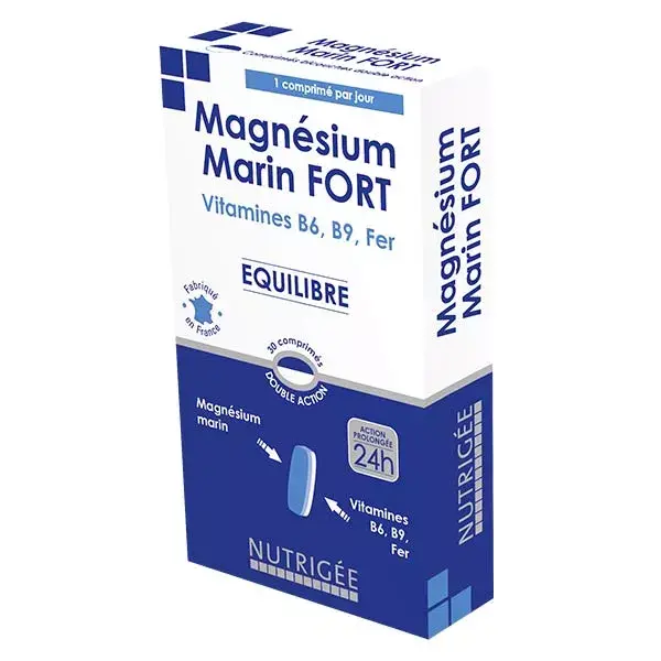 Nutrigee magnesio Marin fuerte 30 comprimidos bicapas