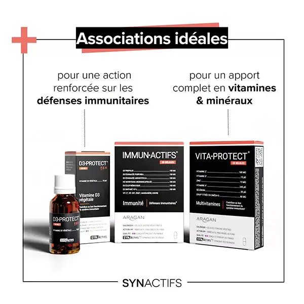 Aragan - Synactifs - Immunactifs® - Défense Immunitaire - Propolis - 30 gélules