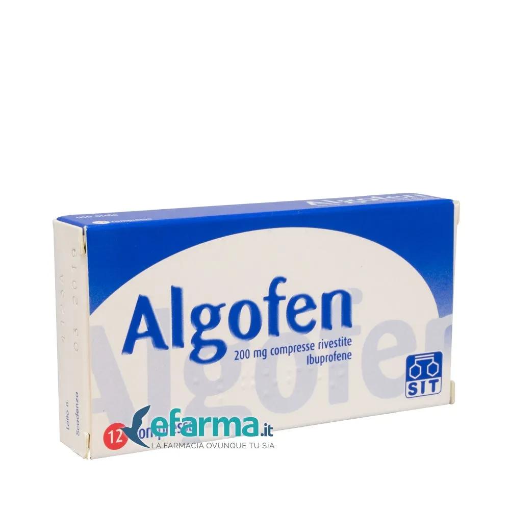 Algofen 200 mg Ibuprofene Analgesico 12 Compresse Rivestite