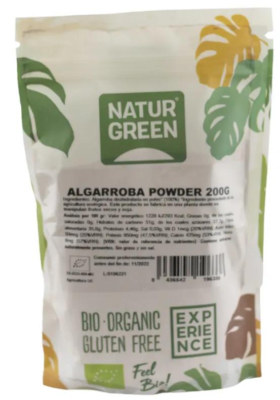 NaturGreen Experience Caroube Poudre Bio Sans Gluten 200 gr
