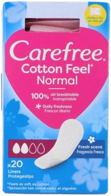 Carefree Plus Large Fresh Scent Panty Liners 20 units