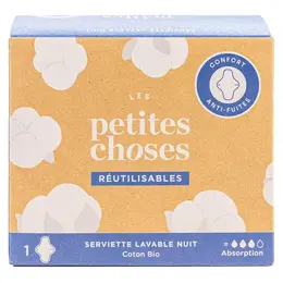 Les Petites Choses Serviette Lavable Nuit Coton Bio 