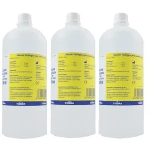 Tiedra Physiological Saline Solution for Washing 3x1 L