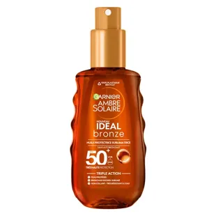 Garnier Ambre Solaire Ideal Bronze Olio Abbronzante Protettore SPF50 150ml
