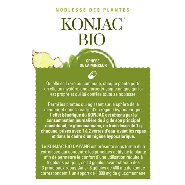 Dayang Organic Konjac Sphère de la Minceur Slimming 45 Capsules