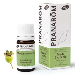 Pranarom Huile Essentielle Myrte à Cinéole Bio 5ml