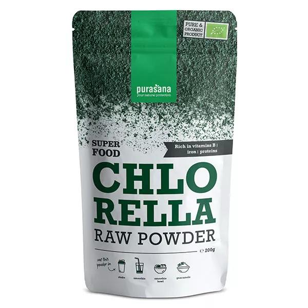 Purasana Chlorella en Polvo Bio 200g