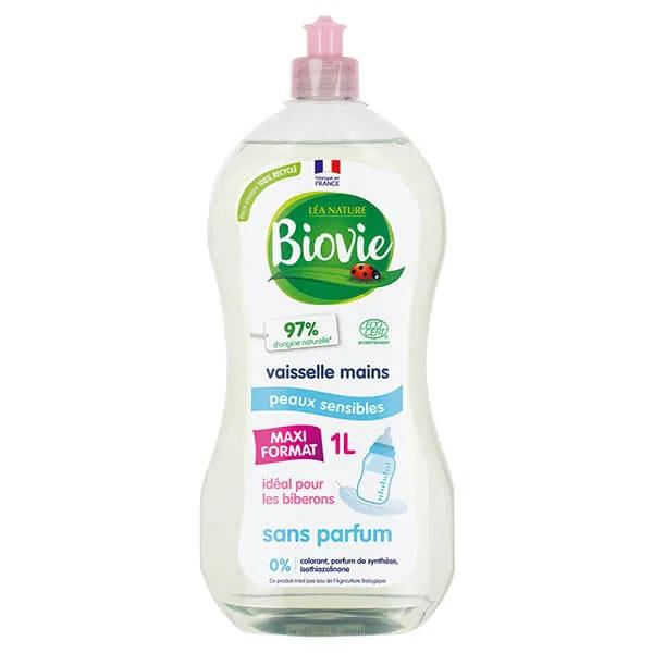 Biovie Vaisselle mains sans parfum 1L