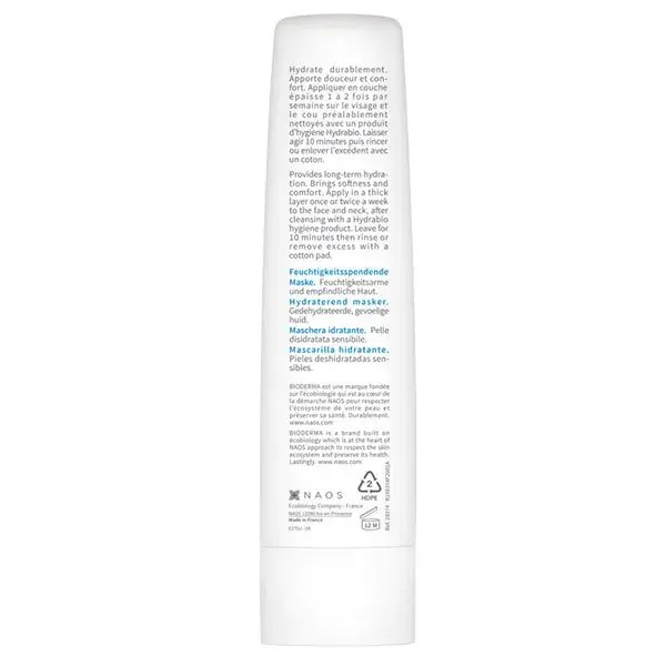 Bioderma Hydrabio Masque Hydratant Peaux Sensibles Déshydratées 75ml