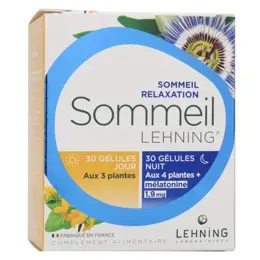 Lehning Sommeil Jour Nuit Bio 2 x 30 gélules