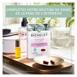 RICHELET Hydratation de la Peau, Complément Alimentaire, 60 Capsules