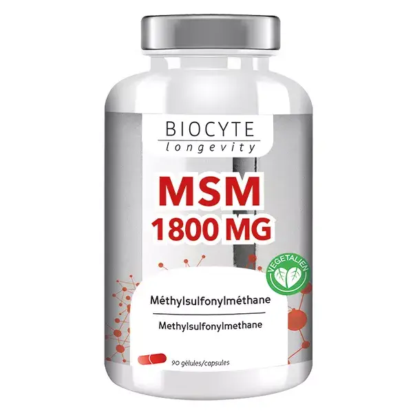 Biocyte MSM 1800mg 90 gélules