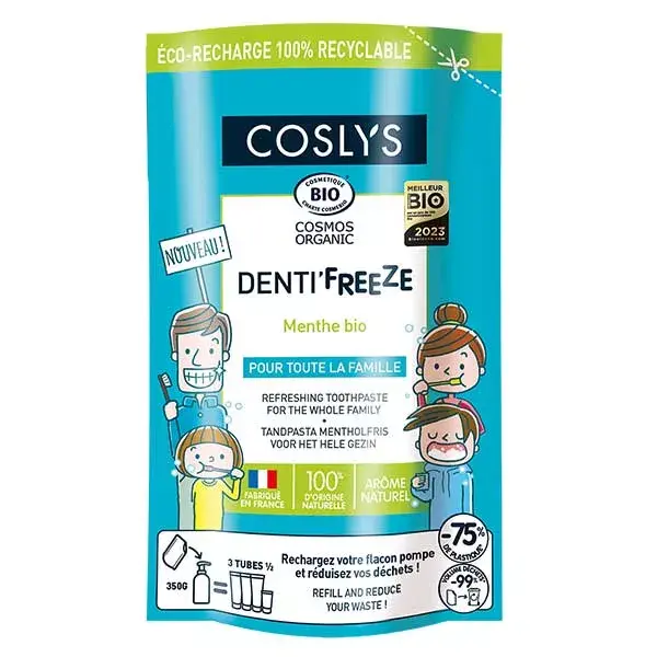 Coslys Denti'Freeze Famille Eco-recharge 350g