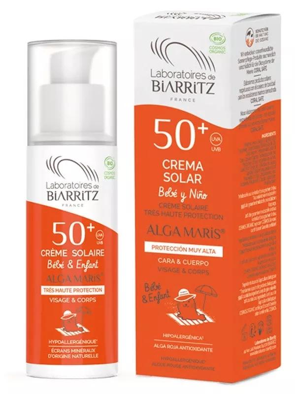 Zonnecrème voor kinderen SPF50 + Laboratoires de Biarritz-Alga Maris 100ml