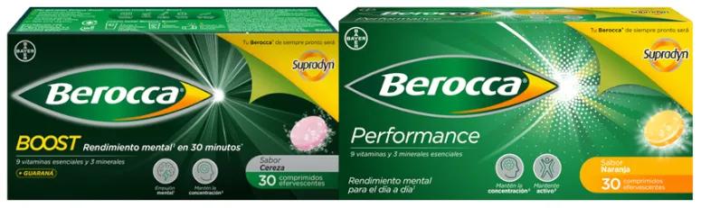 Berocca Performance Vitamins and Performance 30 Tablets + Boost 30 Tablets SAVINGS FORMAT