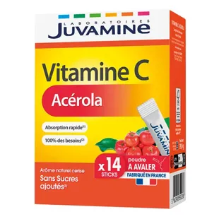 JUVAMINE VITAMINA C ACEROLA 14 stick orodispersibili da deglutire