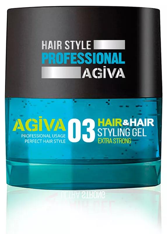 Agiva Hair Gel 03 Blue 700 ml