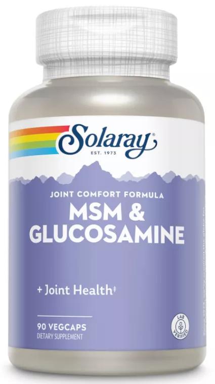 Solaray MSM & Glucosamine 90 Vegetable Capsules