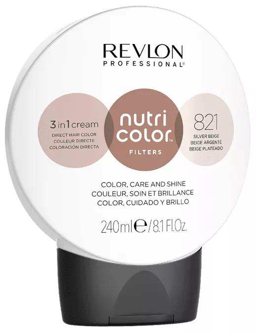 Revlon Nutricolor Filters Nº 821 Beige Prateado 240 ml
