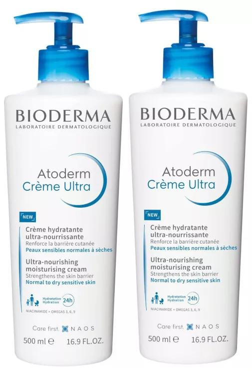 Bioderma Atoderm Creme 500 ml mit Spender + 500 ml DUPLO