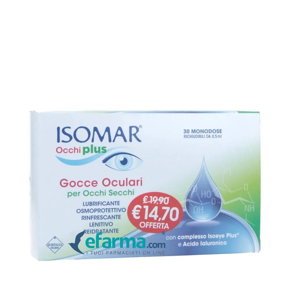 Isomar Occhi Plus Monodose PROMO Gocce Occhi Secchi 30 Flaconcini