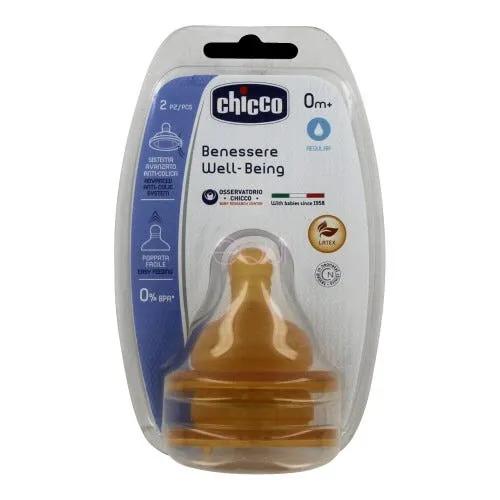 Chicco Tettarella1 Foro Well Being Caucciu Flusso Normale 2 Pezzi