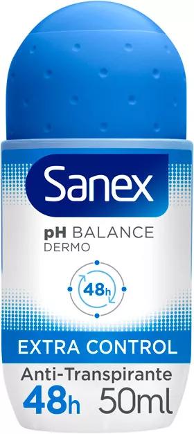 Sanex Desodorante pH Balance Dermo Exta Control 48H Roll-On 50 ml