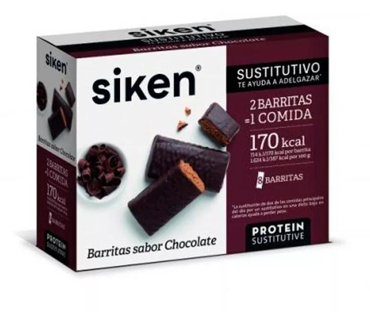 Siken Barrita Chocolate 8 Uds