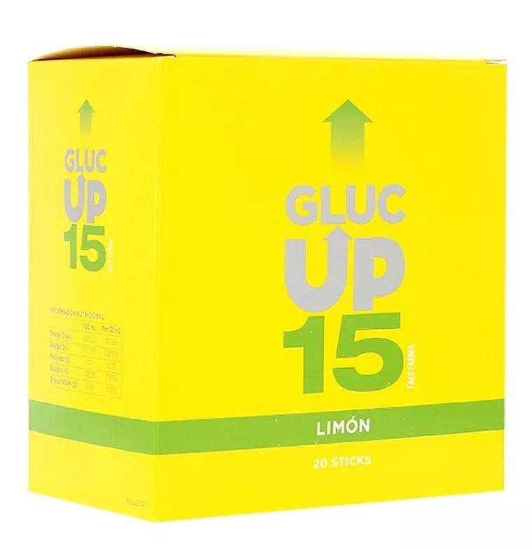 Faes Farma gluc Up 15 Limão 20 Sticks