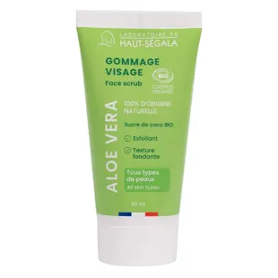 Scrub viso all'aloe vera Haut-Ségala 50ml