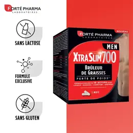 Forté Pharma Xtraslim 700 Men Bruleur de graisses Perte de Poids 120 gélules