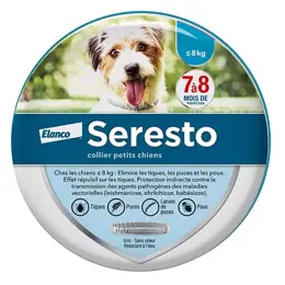 Seresto Petit Chien et Seresto Chat Lot de 2 boîtes