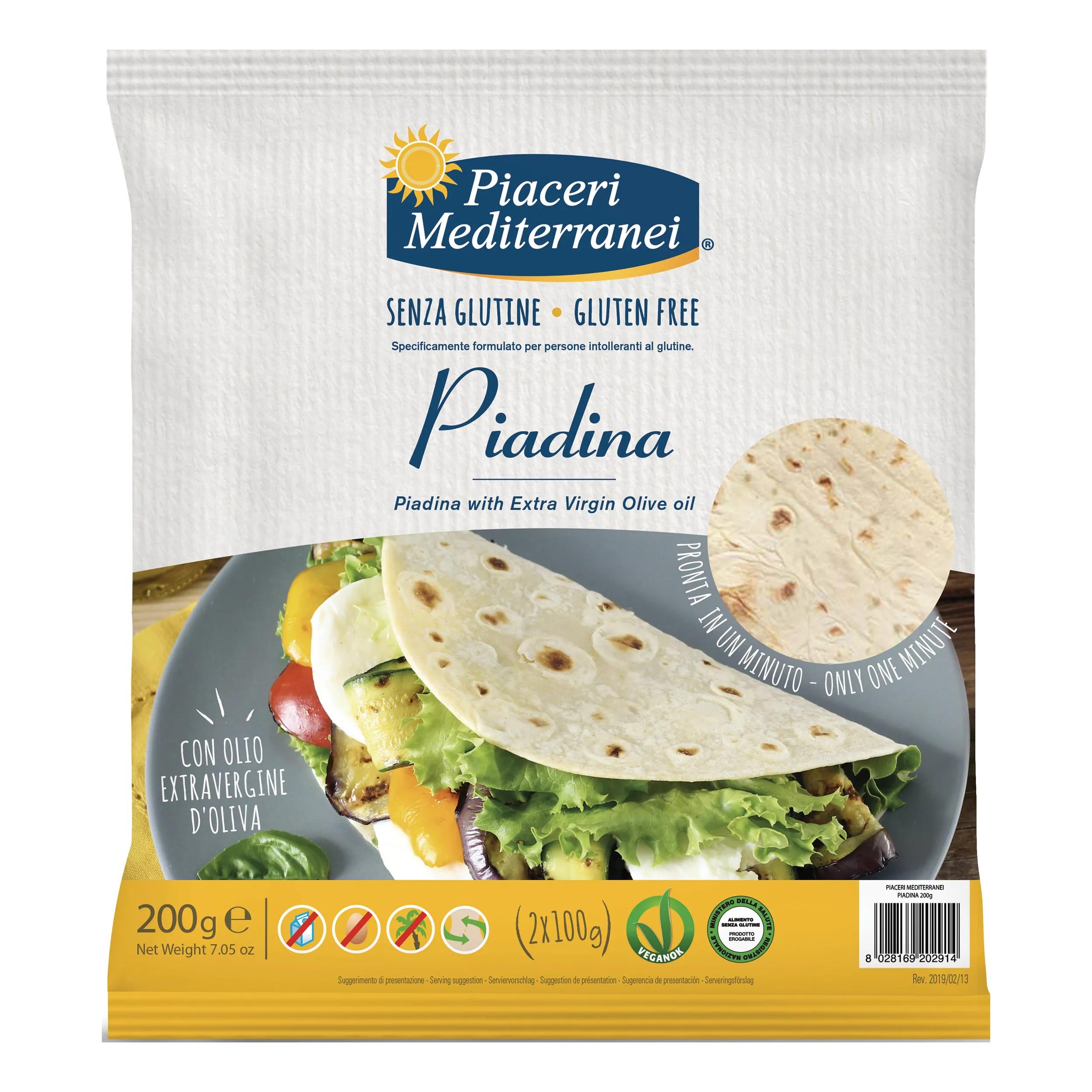 Piaceri Mediterranei Piadina Senza Glutine 2x100 g