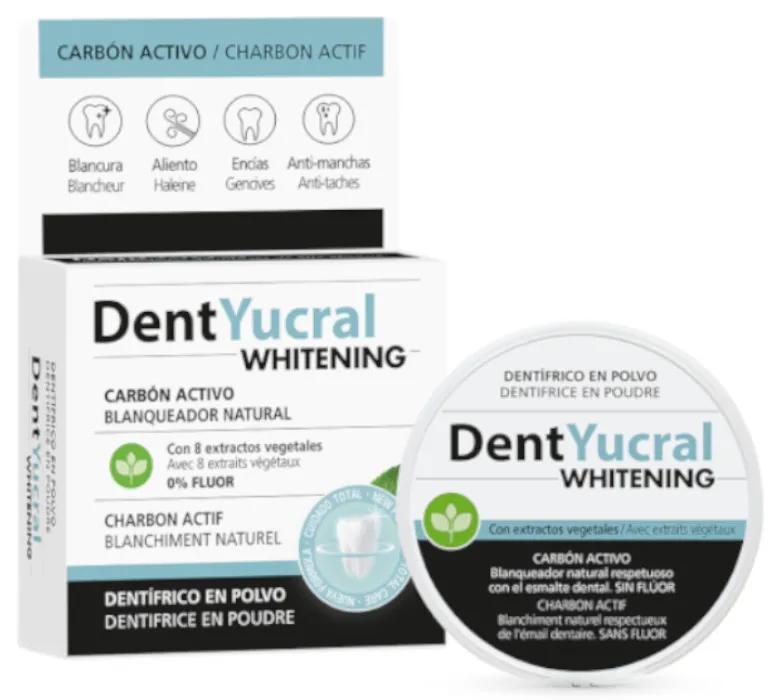 Dentyucral Poudre Blanchissante pour les Dents Charbon Actif 50 gr