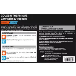 Actipoche Coussin Thermique Contractures Musculaires Cervicales et Trapezes Gel