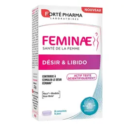 Forté Pharma Feminae Désir & Libido Femme Maca Rose Biota Rhodiola 28 comprimés