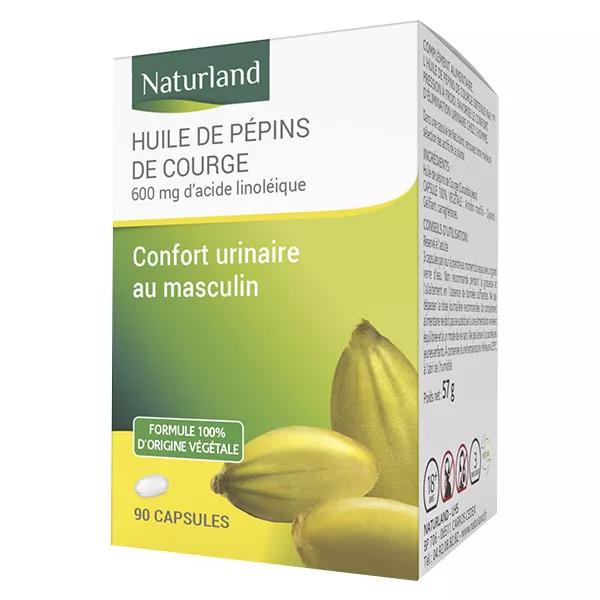 Cápsulas de aceite de semilla de calabaza de Naturland 90