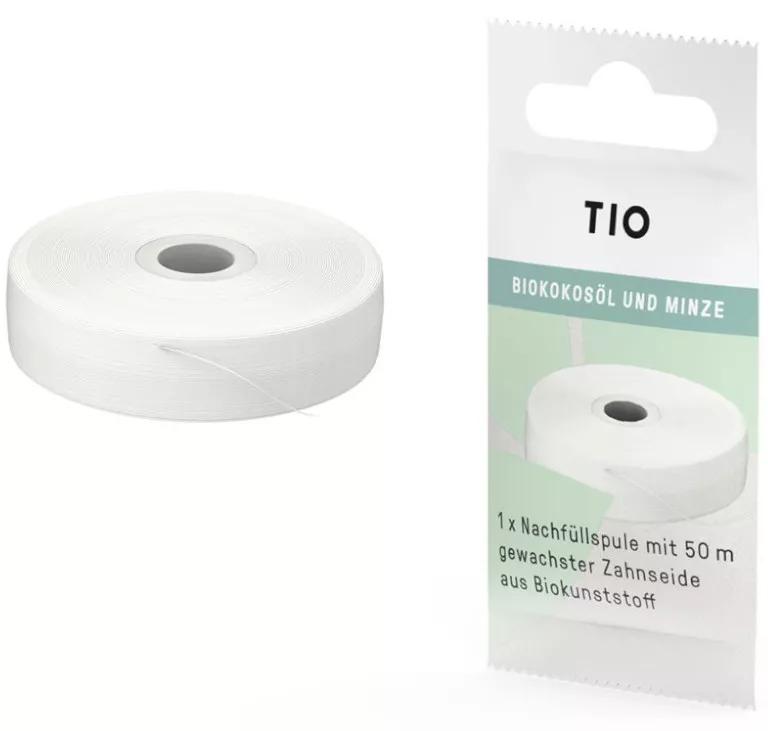 TIO Refill Vegan Dental Floss with Coconut Oil 50 m