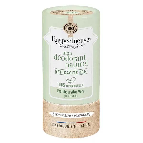 Respectueuse Mon Déodorant Naturel Fraîcheur Aloé Véra Bio 50g