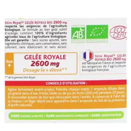 Nutreov Physcience Stim Royal Gelée Royale 2600mg Bio 20 ampoules