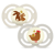 MAM Perfect Night Pacifier Neutral Shiny +6m 2 pcs