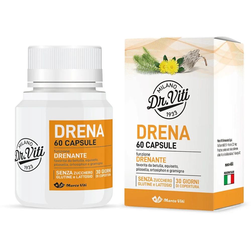 Dr. Viti Drena Forte Integratore Drenante E Antiossidante 60 Capsule