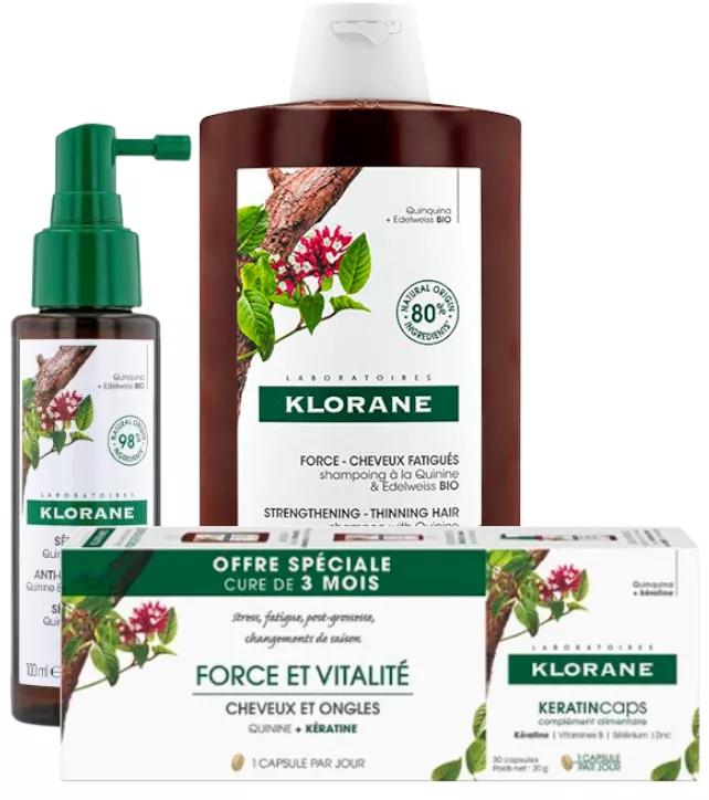 Klorane Pack Anticaída Cabello a la Quinina