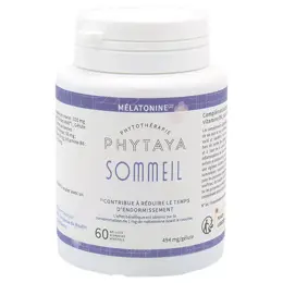 Phytaya Sommeil Mélatonine 1,9mg Magnésium Marin 60 gélules